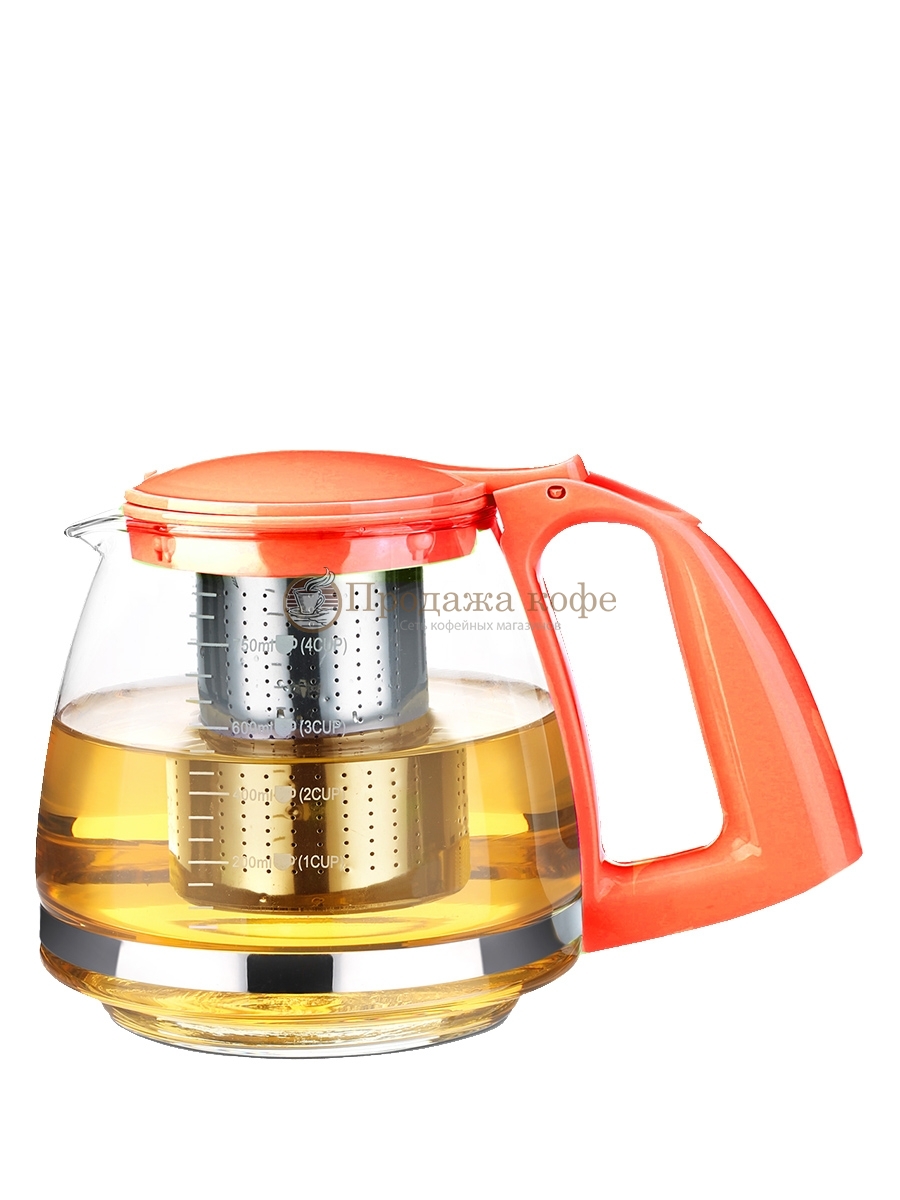 Чайник заварочный Имбирь, оранжевый, 750 мл