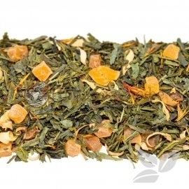 Чай зеленый ароматизированный Зеленый с манго 250 гр.