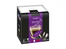 Кофе в капсулах Noble Lungo (Нобле Лунго), упаковка 16 капсул, формат Dolce Gusto (Дольче Густо)